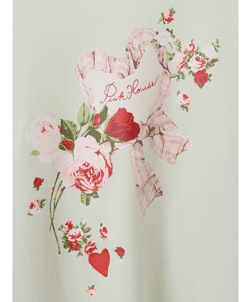 「PINK HOUSE」 長袖カットソー LARGE ピンク レディース_画像7