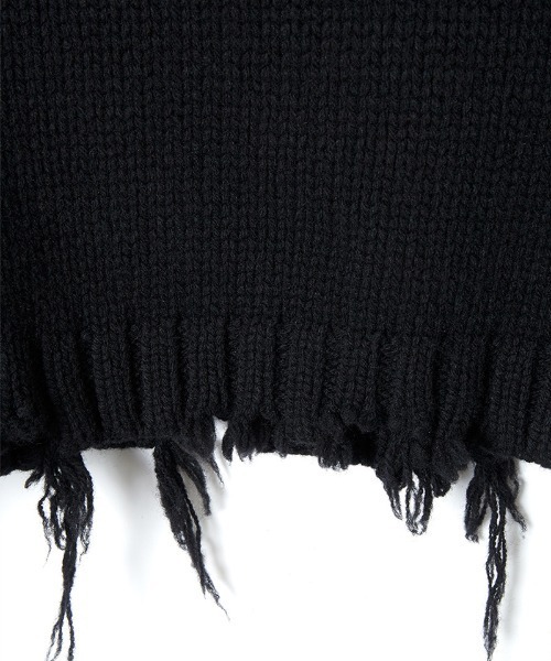 「PERVERZE」 長袖ニット FREE ブラック レディース_画像5