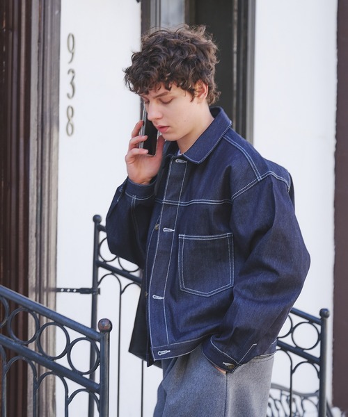 Regen Glanz デニムジャケット gジャン selveage denim work jacket