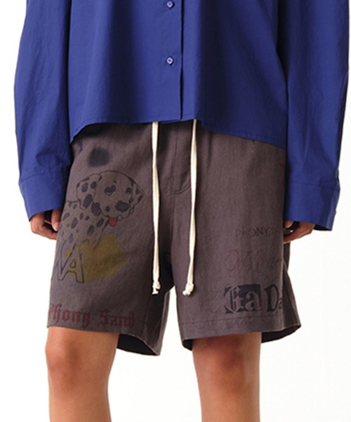 OPEN Yy パンツ 「OPEN YY」PET CLUB DALMATIAN SHORTS レディース