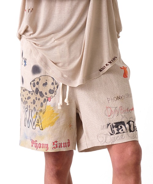 OPEN Yy パンツ 「OPEN YY」PET CLUB DALMATIAN SHORTS レディース