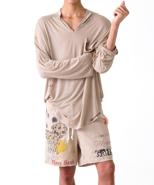 OPEN Yy パンツ 「OPEN YY」PET CLUB DALMATIAN SHORTS レディース