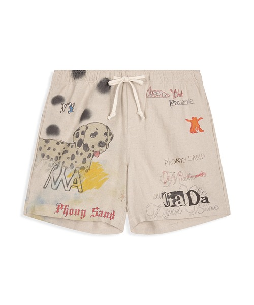 OPEN Yy パンツ 「OPEN YY」PET CLUB DALMATIAN SHORTS レディース
