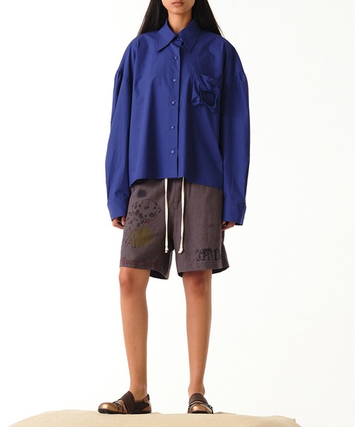 OPEN Yy パンツ 「OPEN YY」PET CLUB DALMATIAN SHORTS レディース