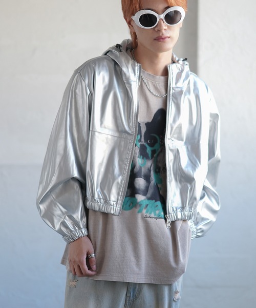 「improves」 ブルゾン FREE シルバー メンズ_画像7