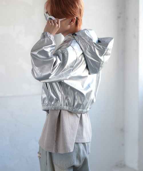 「improves」 ブルゾン FREE シルバー メンズ_画像8