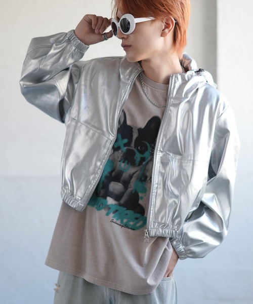 「improves」 ブルゾン FREE シルバー メンズ_画像9