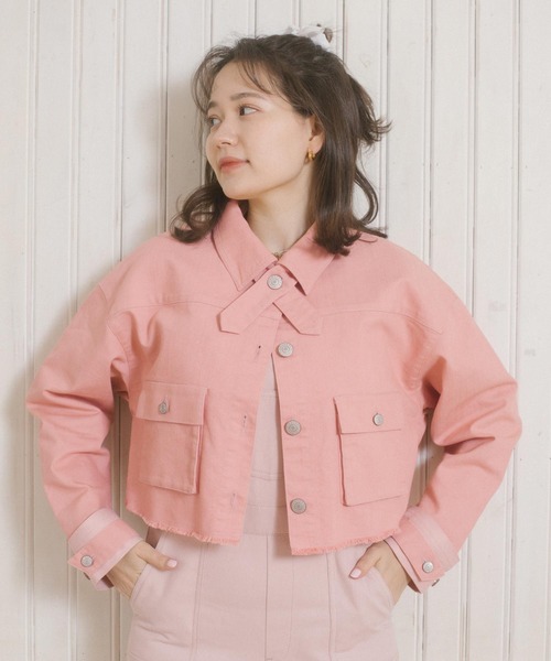 TINA：JOJUN（ティーナジョジュン） ジャケット M ピンク レディース
