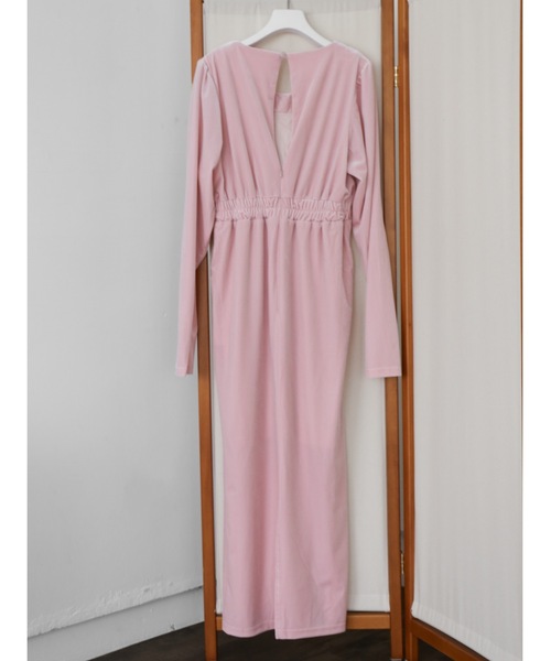 「Katrin TOKYO」 長袖ワンピース - ベージュ レディース_画像7