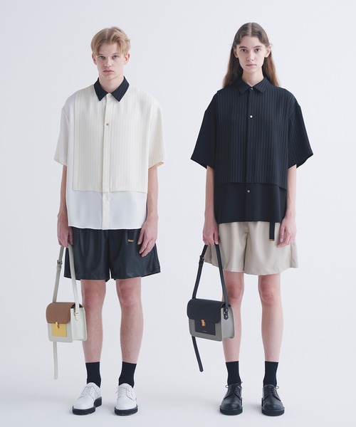 「CULLNI」 半袖プルオーバー 2 黒いこと メンズ
