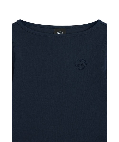 emis tシャツ (W) BOAT NECK 3/4 SLEEVE T-SHIRT レディース メンズ