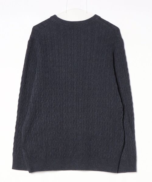 「GLOBAL WORK」 長袖ニット X-LARGE ブラック メンズ_画像2