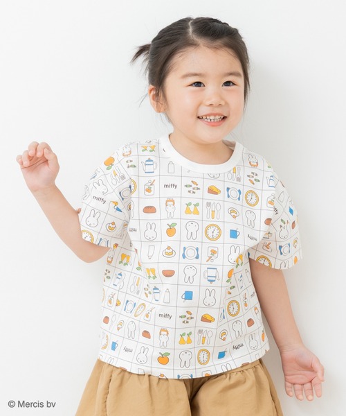 Miffy（ミッフィー） tシャツ 「ミッフィー」半袖Tシャツ キッズ 子供