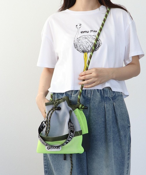 ショルダーバッグ バッグ 「RISLEY×OUTDOOR PRODUCT」メッシュWポシェット レディース_1