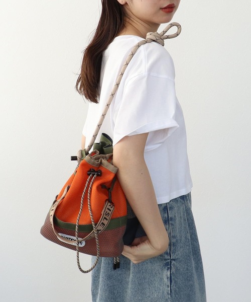 ショルダーバッグ バッグ 「RISLEY×OUTDOOR PRODUCT」メッシュWポシェット レディース