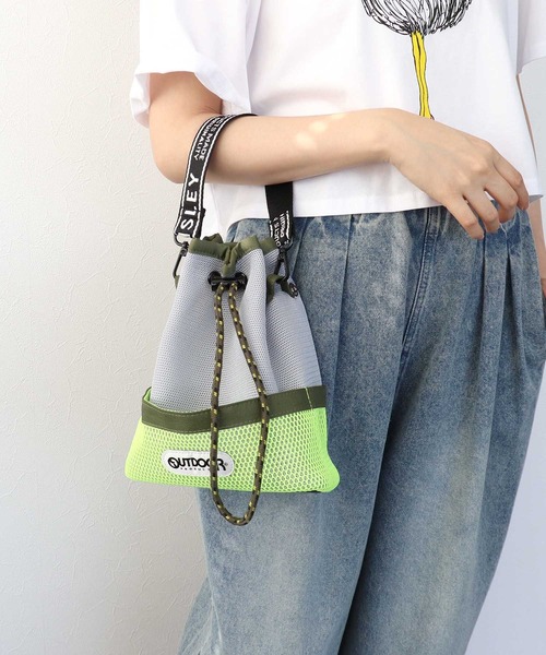ショルダーバッグ バッグ 「RISLEY×OUTDOOR PRODUCT」メッシュWポシェット レディース_6