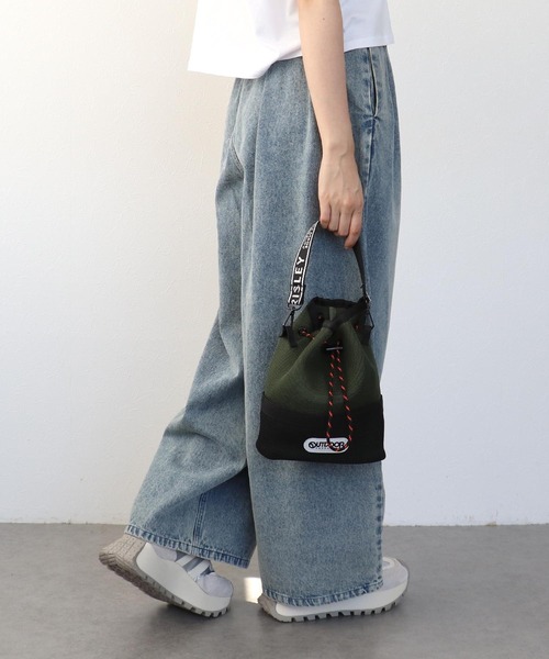 ショルダーバッグ バッグ 「RISLEY×OUTDOOR PRODUCT」メッシュWポシェット レディース_9