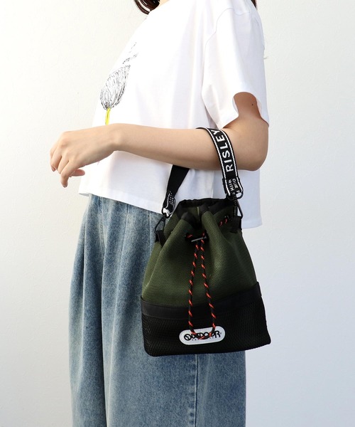ショルダーバッグ バッグ 「RISLEY×OUTDOOR PRODUCT」メッシュWポシェット レディース_10