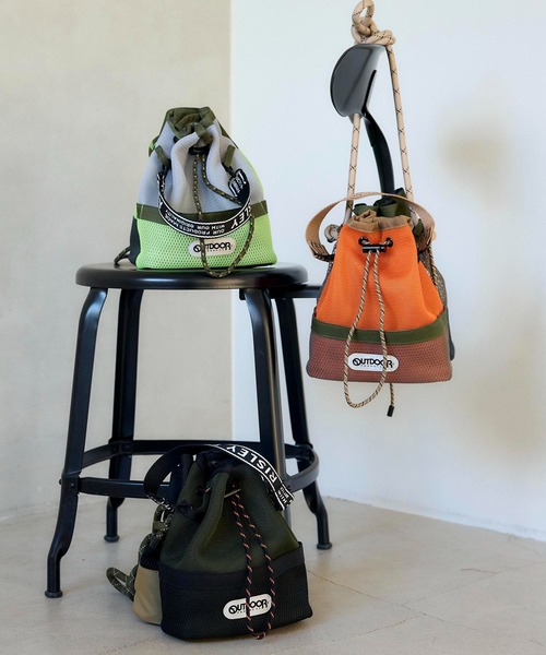ショルダーバッグ バッグ 「RISLEY×OUTDOOR PRODUCT」メッシュWポシェット レディース_17