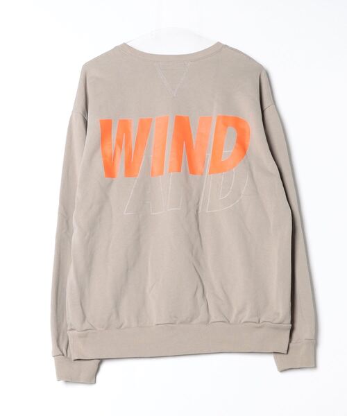 「WIND AND SEA」 スウェットカットソー L ベージュ メンズの画像