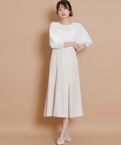 「SWINGLE」 コンビワンピース MEDIUM ブラック レディース_画像7