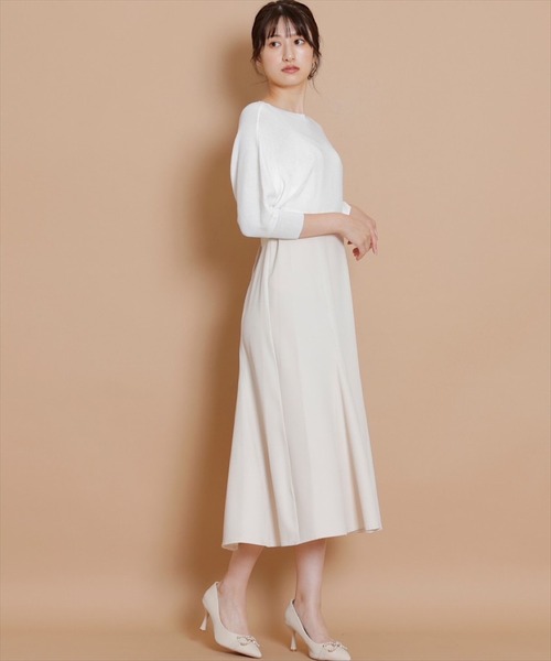 「SWINGLE」 コンビワンピース MEDIUM ブラック レディース_画像8