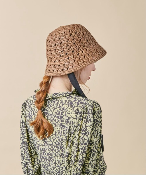 「kaorinomori」 ハット M/57.5cm ナチュラル レディース_画像5