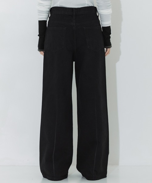 「STUDIOUS」 デニムパンツ 2 インディゴブルー レディースの画像