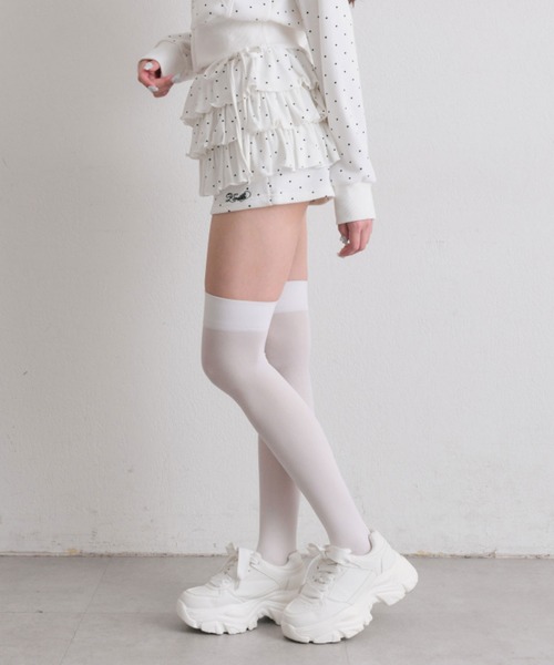 OLIVE des OLIVE（オリーブデオリーブ） パンツ フリルティアード
