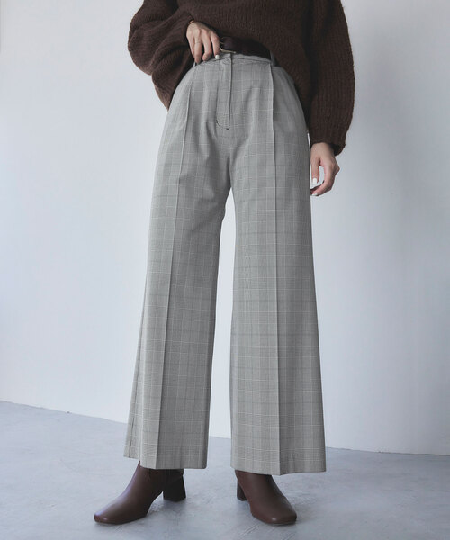 「SLOBE IENA」 パンツ 38 グレー レディース_2