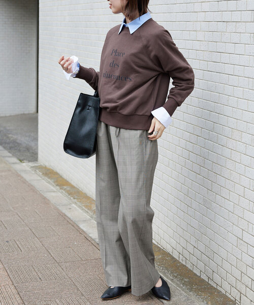 「SLOBE IENA」 パンツ 38 グレー レディース_4
