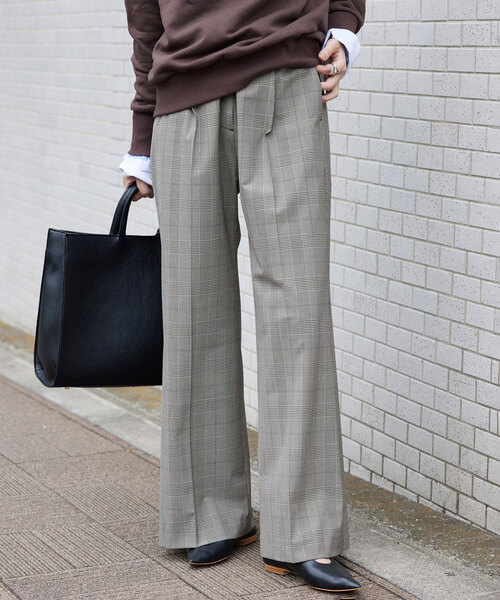「SLOBE IENA」 パンツ 38 グレー レディース_8