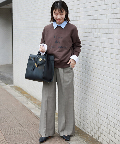「SLOBE IENA」 パンツ 38 グレー レディース_9