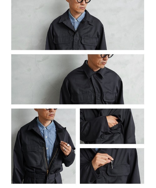 オールインワン 実物 新品 デッドストック 米軍 FLAME RESISTANT ウエストアジャスター エンジニア カバーオール メンズ レディース