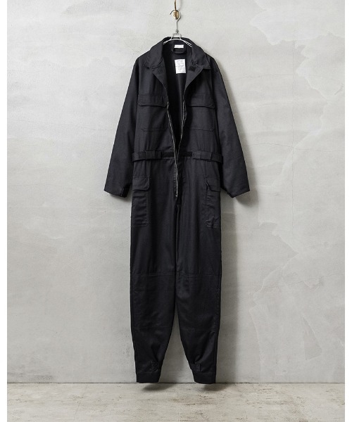 オールインワン 実物 新品 デッドストック 米軍 FLAME RESISTANT ウエストアジャスター エンジニア カバーオール メンズ レディース