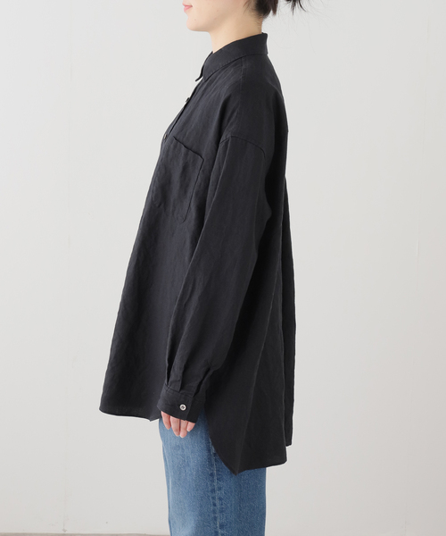 【journal standard luxe】 40リネン ティポシャツ 40リネン レギュラーカラーシャツ（シャツ/ブラウス）｜JOURNAL