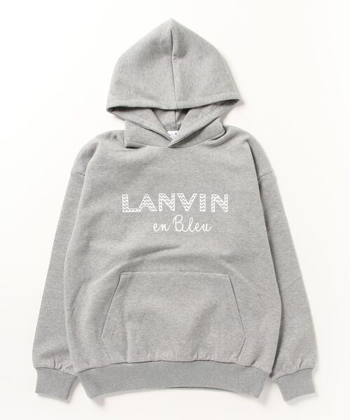 LANVIN en Bleu 「LANVIN Bleu」 プルオーバーパーカー 46 グレー 