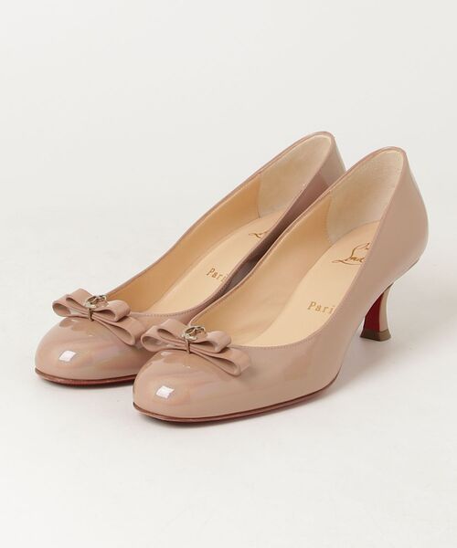 Christian クリスチャンルブタン ベージュ パンプス Louboutin 