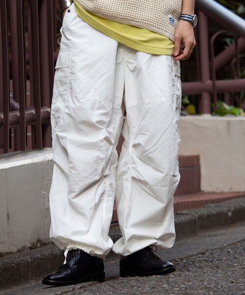 「ARMY TWILL」 カーゴパンツ L ホワイト メンズ_画像6