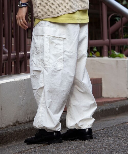 「ARMY TWILL」 カーゴパンツ L ホワイト メンズ_画像9