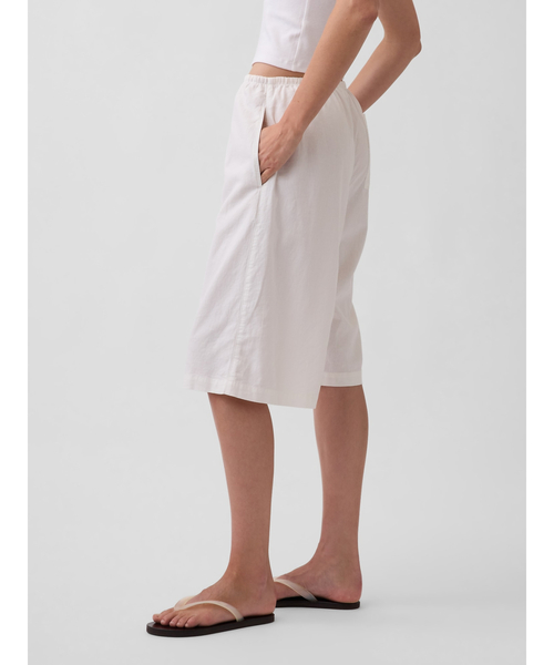 GAP（ギャップ） ハーフパンツ パンツ リネン混 リラックスフィット