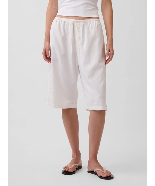 GAP（ギャップ） ハーフパンツ パンツ 短パン リネン混 リラックス