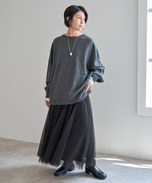 「Spick & Span」 フレアスカート 38 ベージュ系その他 レディース_画像2