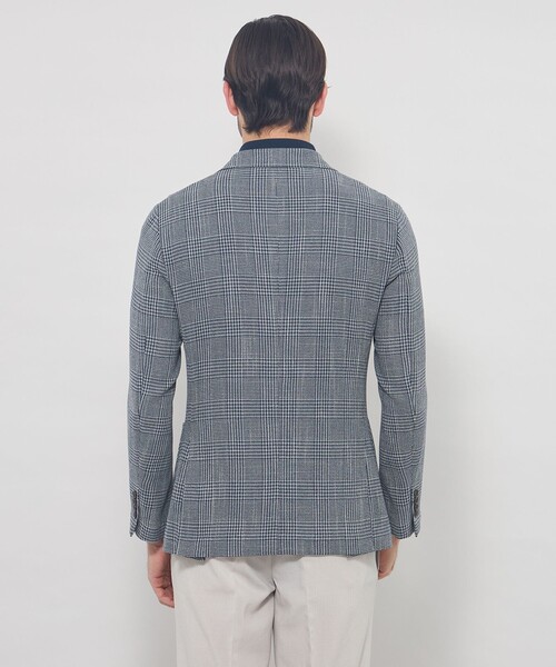 ジャケット テーラードジャケット 「LEON掲載」「BREASY JACKET」LENO CLOTH グレンチェックジャケット メンズの画像