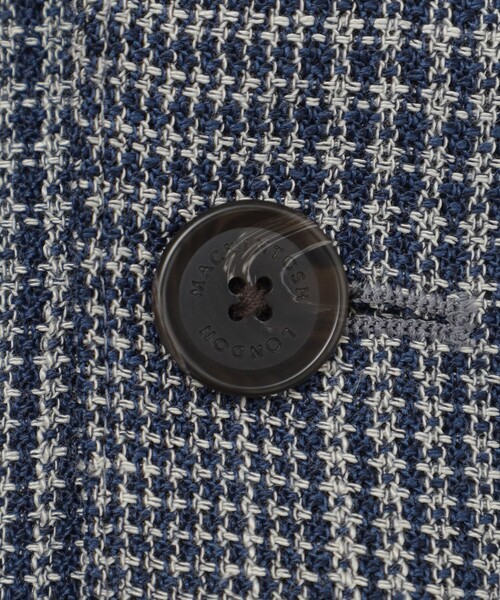ジャケット テーラードジャケット 「LEON掲載」「BREASY JACKET」LENO CLOTH グレンチェックジャケット メンズの画像