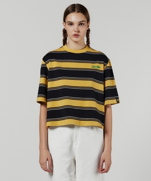 「DOUBLE STANDARD CLOTHING」 半袖Tシャツ FREE イエロー レディース_画像3