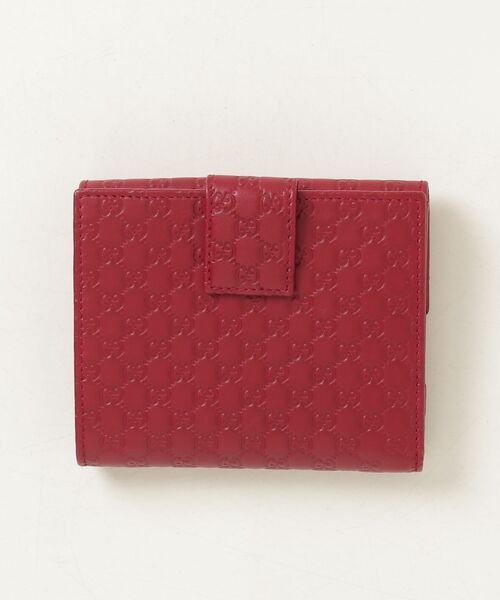 GUCCI（グッチ） マイクロGG 財布 - レッド レディース : ZOZOTOWN