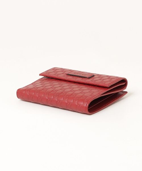 GUCCI（グッチ） マイクロGG 財布 - レッド レディース : ZOZOTOWN