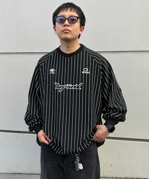 「WHO'S WHO gallery」 「KOOKY'N」長袖ポロシャツ FREE チャコールグレー メンズ_画像3