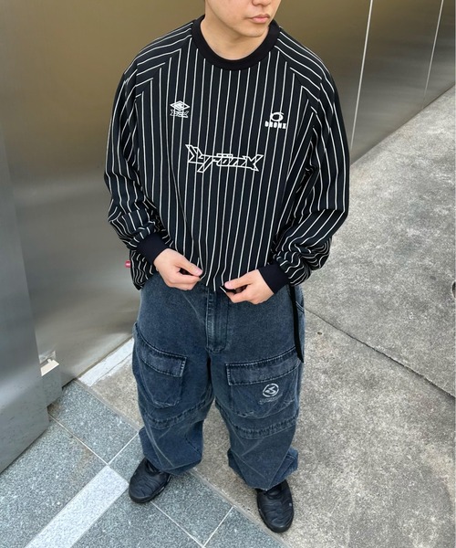 「WHO'S WHO gallery」 「KOOKY'N」長袖ポロシャツ FREE チャコールグレー メンズ_画像9